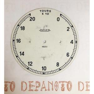 Face de compte tours JAEGER 