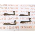 Jeu de 4 petites manivelles nickelées