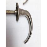 Paire de poignées nickelées