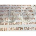 Paire de cabochons en verre transparent  FORD T pour lampes à huile