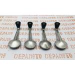 Jeu de 4 manivelles lève-vitres