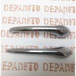 Jeu de 2 contre-poignées chromées