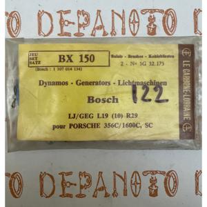 Jeu de 2 charbons de dynamo BOSCH BX 150