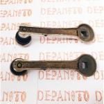 Jeu de 2 manivelles nickelées