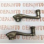 Jeu de 2 manivelles nickelées