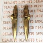 Paire de charnières de coffre  en laiton