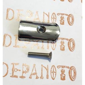 1 pontet chromé + vis inox fixation charnière capot CITROËN TRACTION