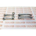 Jeu de 2 manivelles et 2 contre-poignées chromées