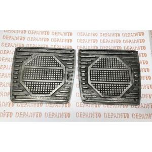 Paire de gratte-pieds en aluminium