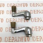 Jeu de 2 petites manivelles chromées