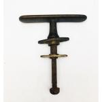 Poignée laiton forme biscuit