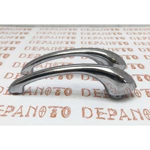 Jeu de 2 contre-poignées chromées