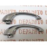 Jeu de 2 contre-poignées chromées