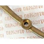 Paire de supports de phare en bronze