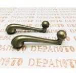 Jeu de 2 manivelles lève glaces nickelées