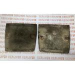 Paire de gratte-pieds en aluminium