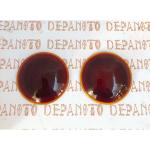 Paire de cabochons de lanternes AR  en verre rouge  FORD T 