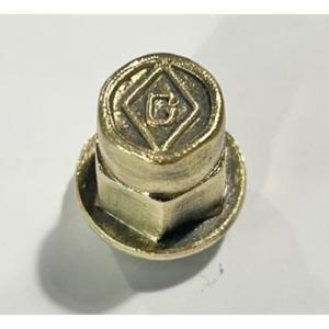 ÉCROU DE ROUE EN LAITON Ø 14 mm