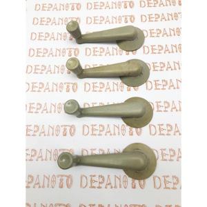 Jeu de 4 manivelles lève-vitres