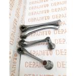 Jeu de 2 manivelles et 2 contre-poignées chromées