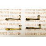 Jeu de 4 manivelles laiton embouti