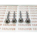 Jeu de 4 contre-poignées chromées