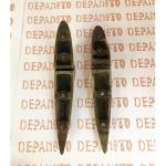 Paire de charnières de coffre  en laiton