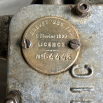 Boite de vitesses UNIC 10-12 HP 1910 