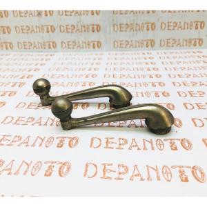 Jeu de 2 manivelles lève glaces nickelées