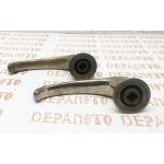 Jeu de 2 contre-poignées nickelées 