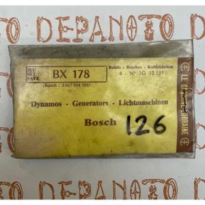 Jeu de 4 charbons de dynamo BOSCH BX 178