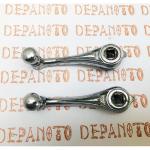 Jeu de 2 manivelles chromées