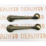 Jeu de 2 manivelles lève glaces nickelées