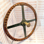 VOLANT souple 4 branches Ø 430mm années 1920-1930 