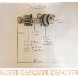 LANCEUR DE DEMARREUR BENDIX 