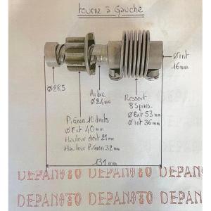 LANCEUR DE DEMARREUR BENDIX 