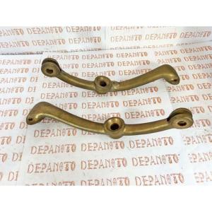 Paire de supports de phare en bronze