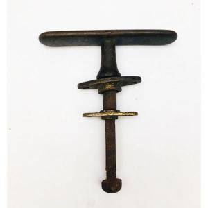 Poignée laiton forme biscuit