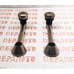 Jeu de 2 manivelles nickelées