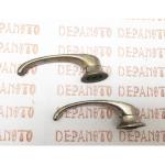 Jeu de 2 contre-poignées nickelées 