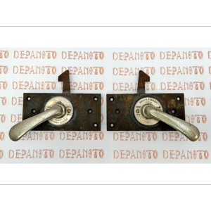 Paire de serrures avec poignées BREVET GANGLOFF