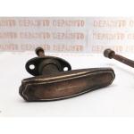 Paire de poignées laiton embouti 