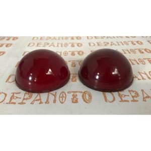 Cabochons de feu en verre 